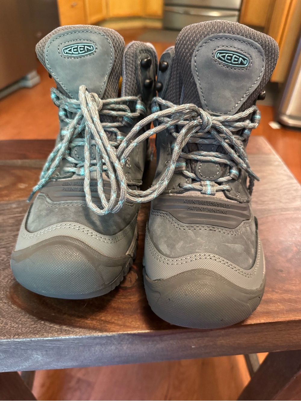 KEEN Gray Hiking Boots